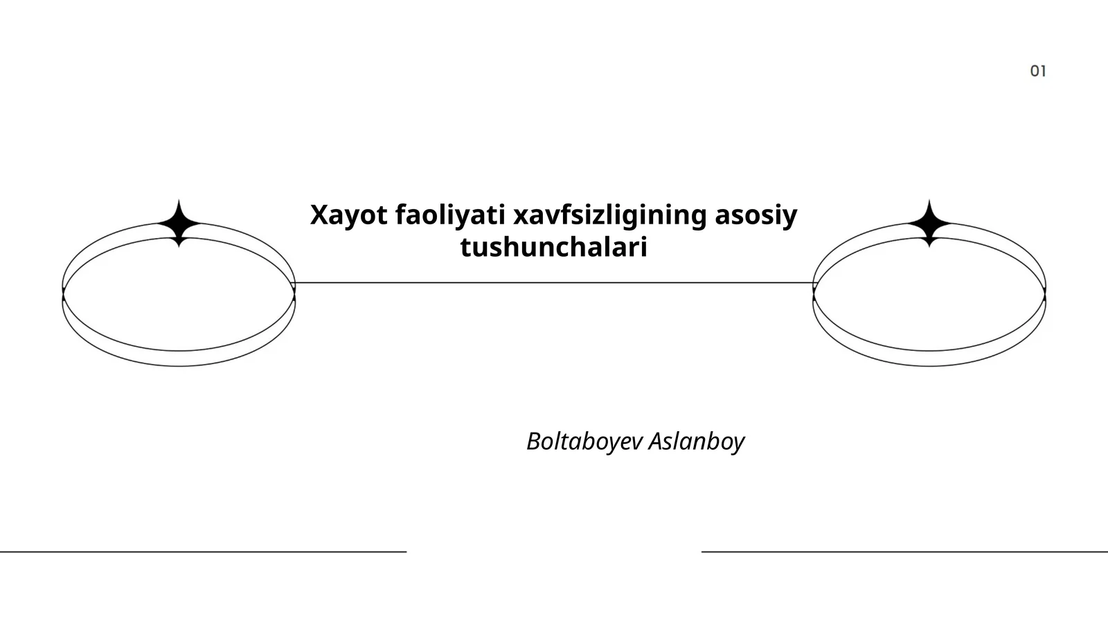 Xayot faoliyati xavfsizligining asosiy tushunchalari