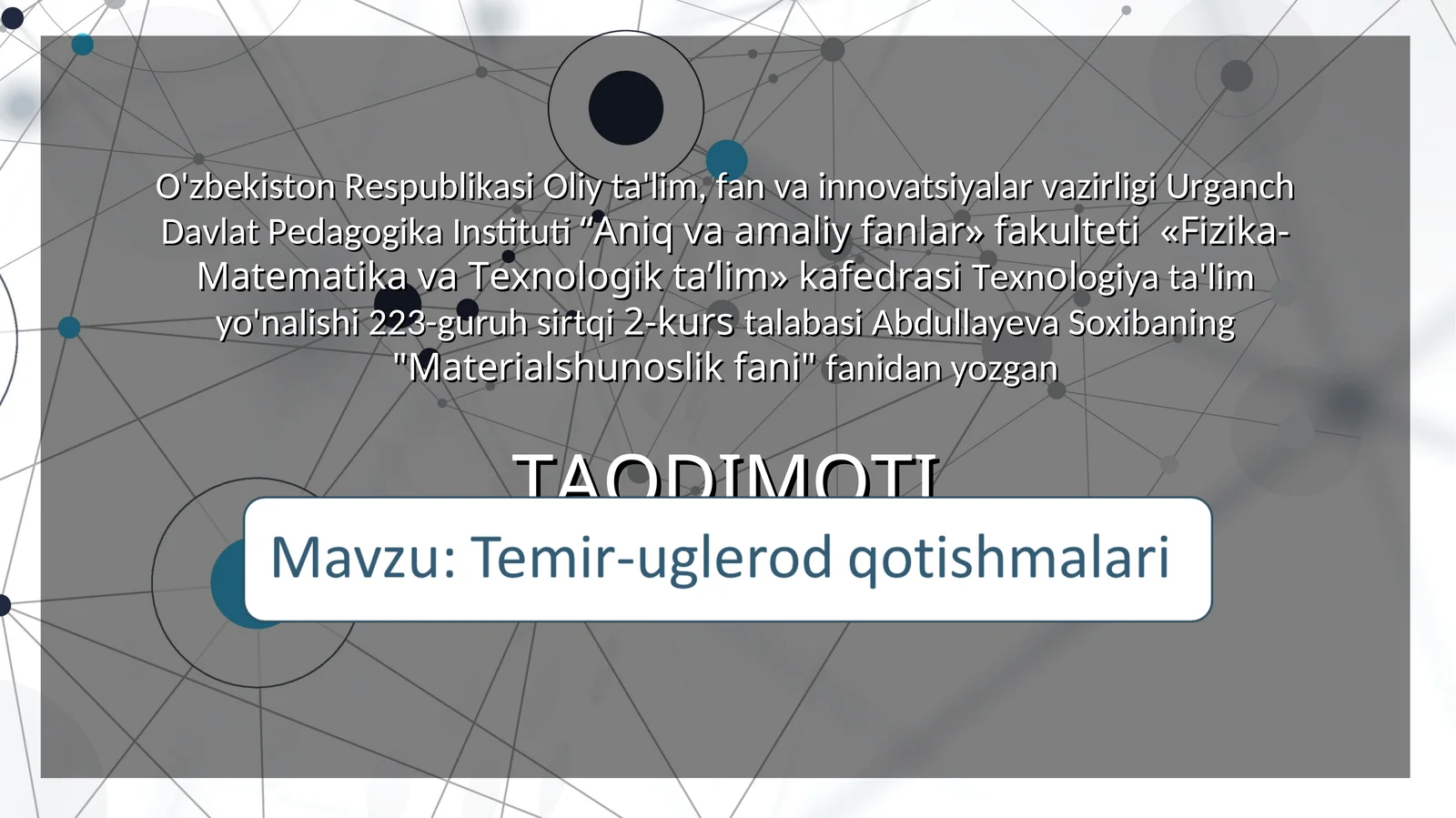 TEMIR-UGLEROD QOTISHMALARI