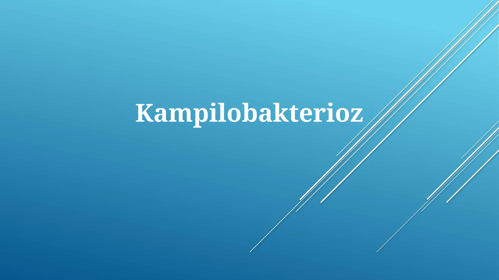 Kampilobakterioz