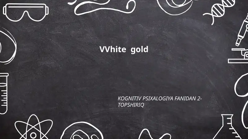 VVhite gold