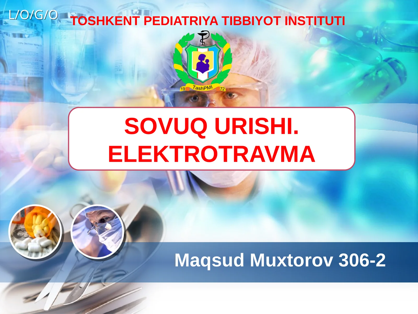 SOVUQ URISHI. ELEKTROTRAVMA