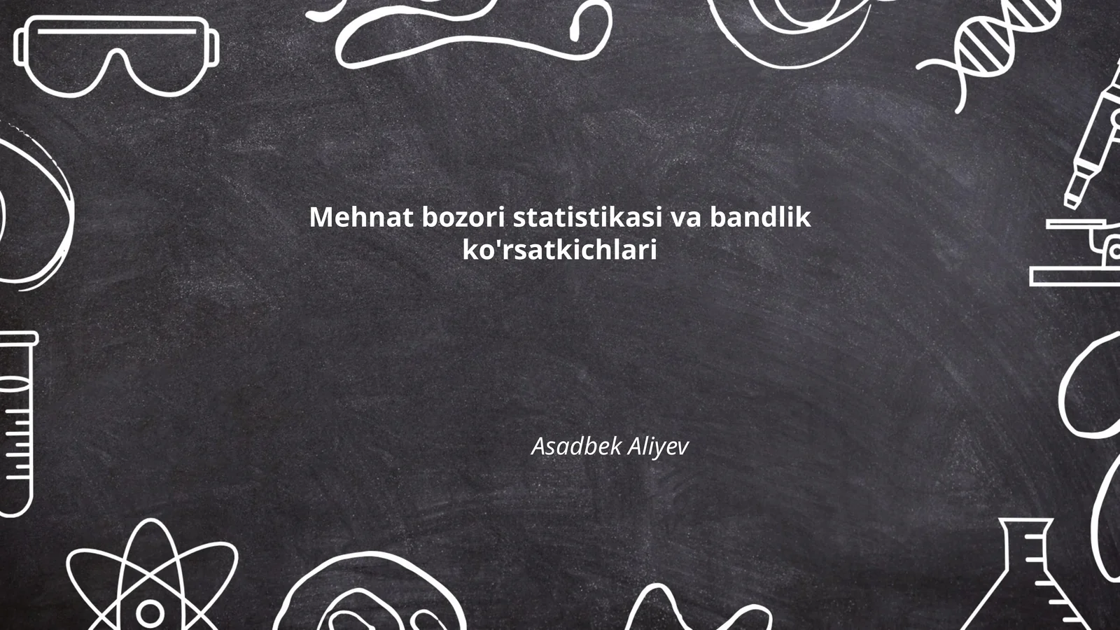 Mehnat bozori statistikasi va bandlik ko'rsatkichlari