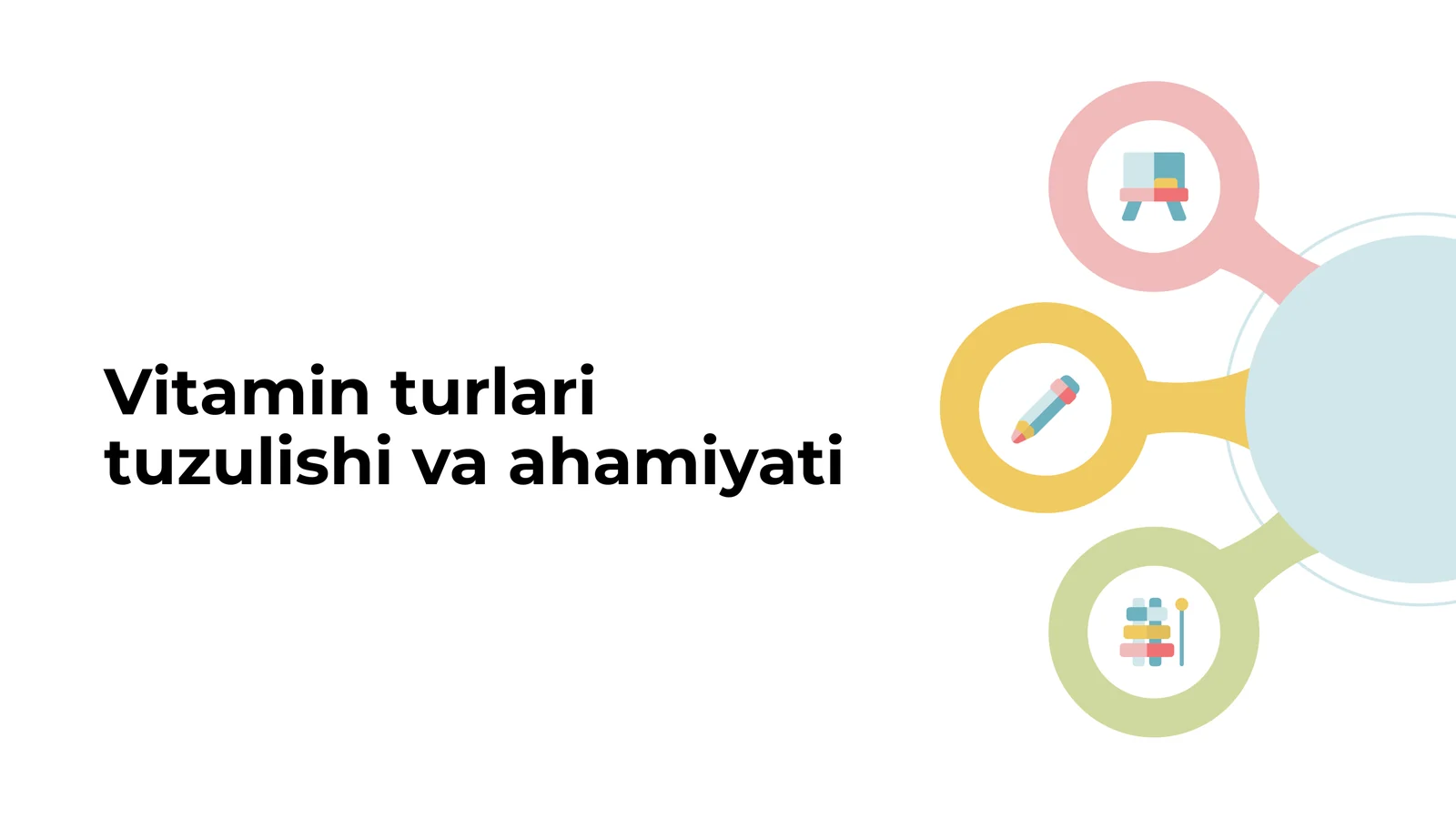 Vitamin turlari tuzulishi va ahamiyati
