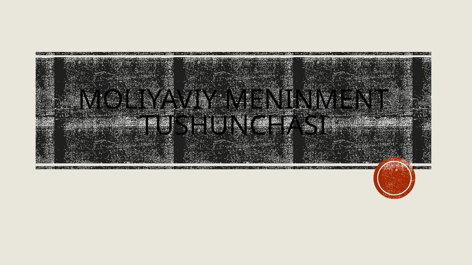 Moliyaviy menedjment tushunchasi