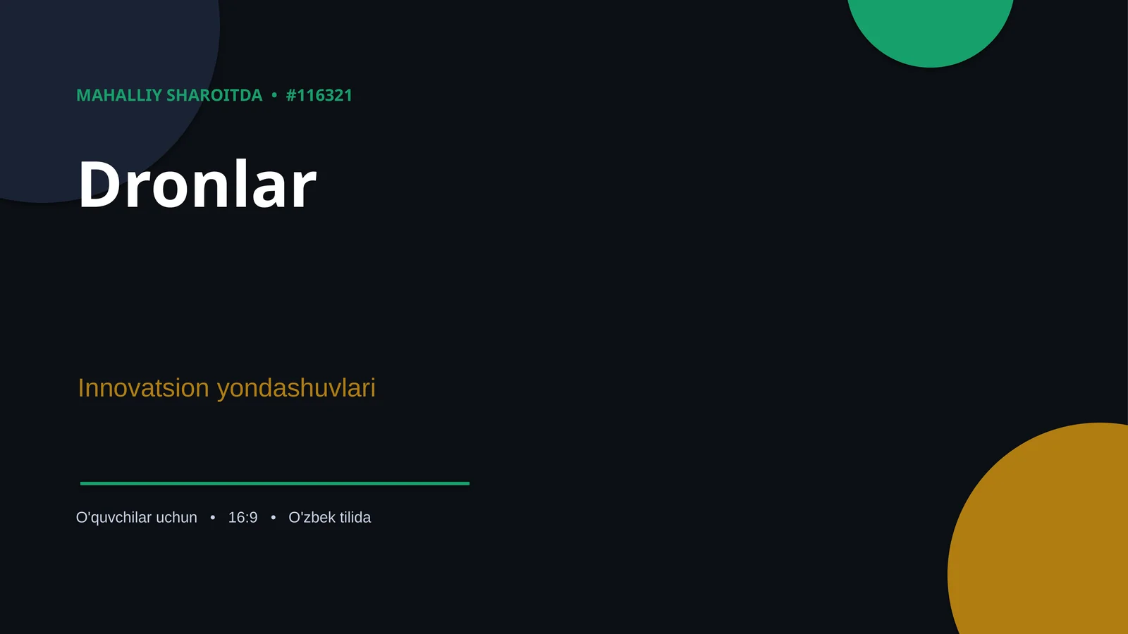 Dronlar