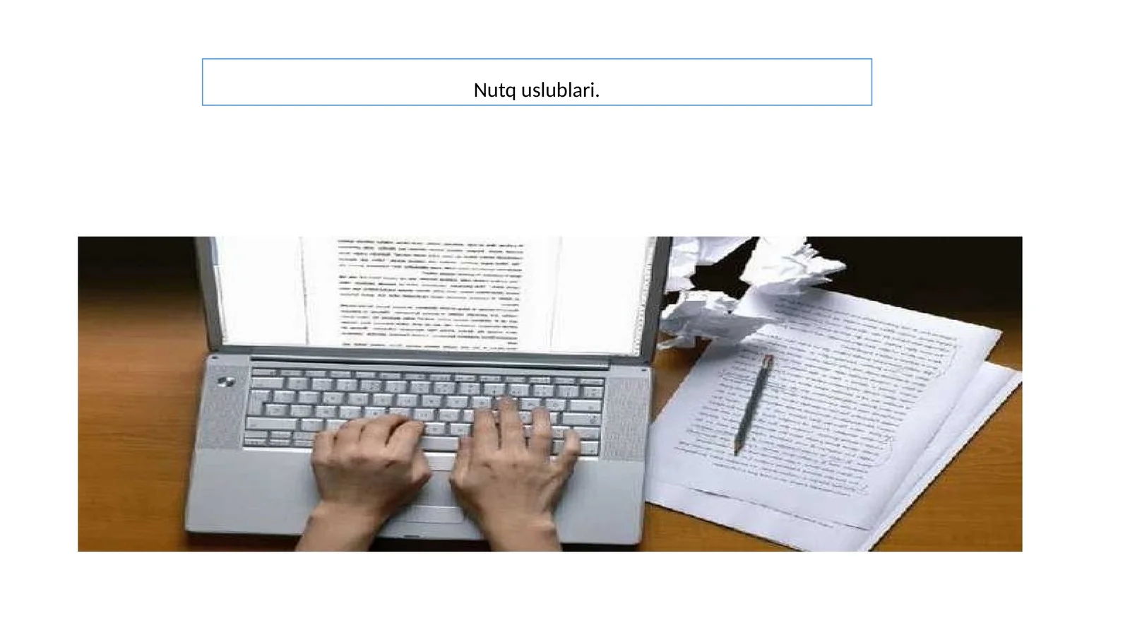 Nutq uslublari
