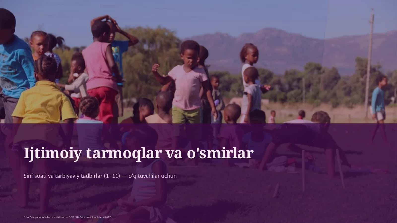 Ijtimoiy tarmoqlar va o'smirlar