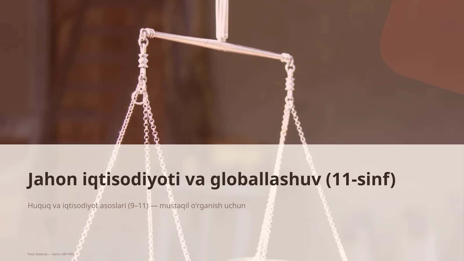Huquq va iqtisodiyot asoslari (9–11)
