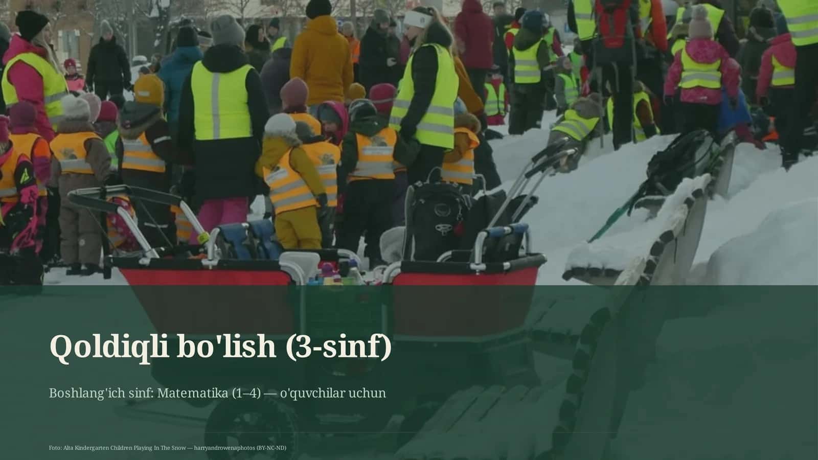 Qoldiqli bo'lish (3-sinf)