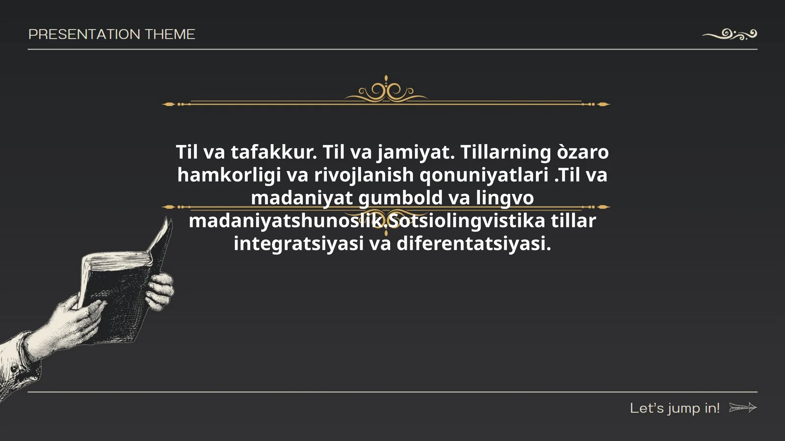 Tillar hamkorligi va rivojlanish qonuniyatlari