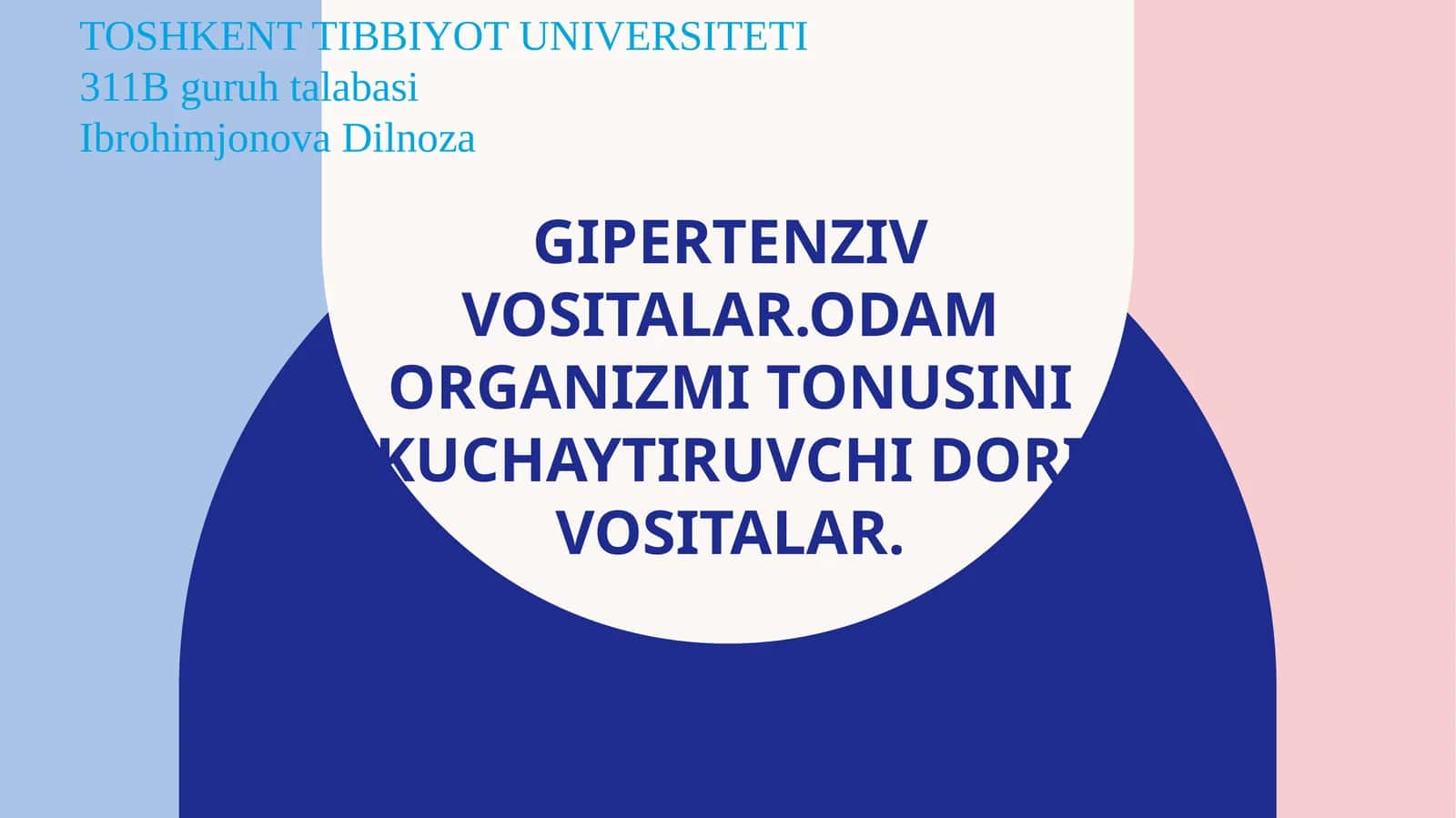 GIPERTENZIV VOSITALAR