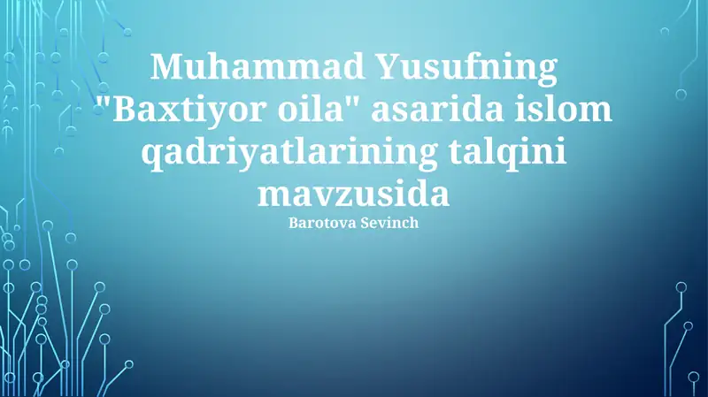 Baxtiyor oila