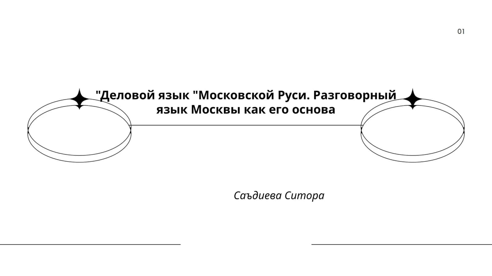 Деловой язык "Московской Руси. Разговорный язык Москвы как его основа