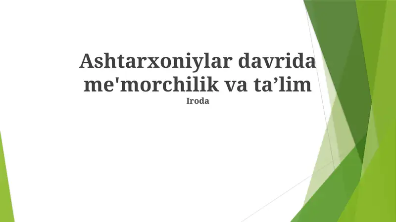 Ashtarxoniylar davri maqbaralari va yodgorliklari