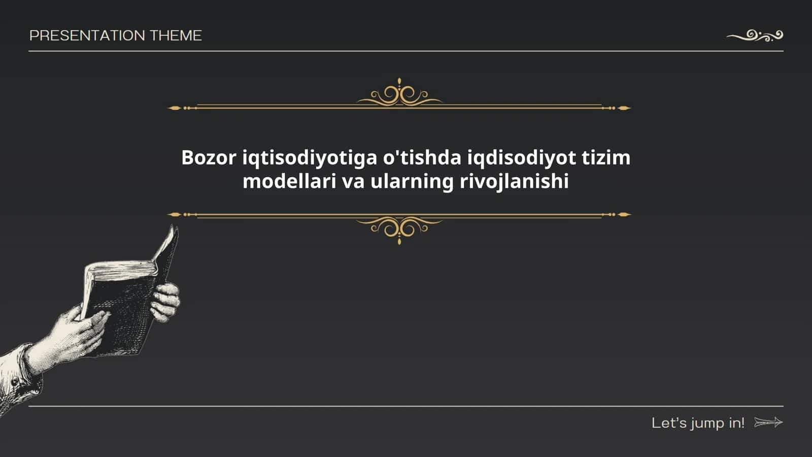 Bozor iqtisodiyotiga o'tishda iqdisodiyot tizim modellari va ularning rivojlanishi