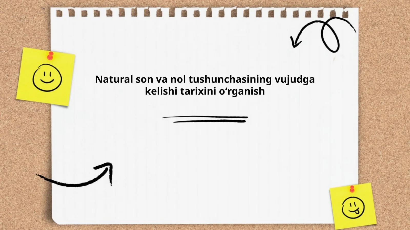 Natural son va nol tushunchasining vujudga kelishi tarixini oʻrganish