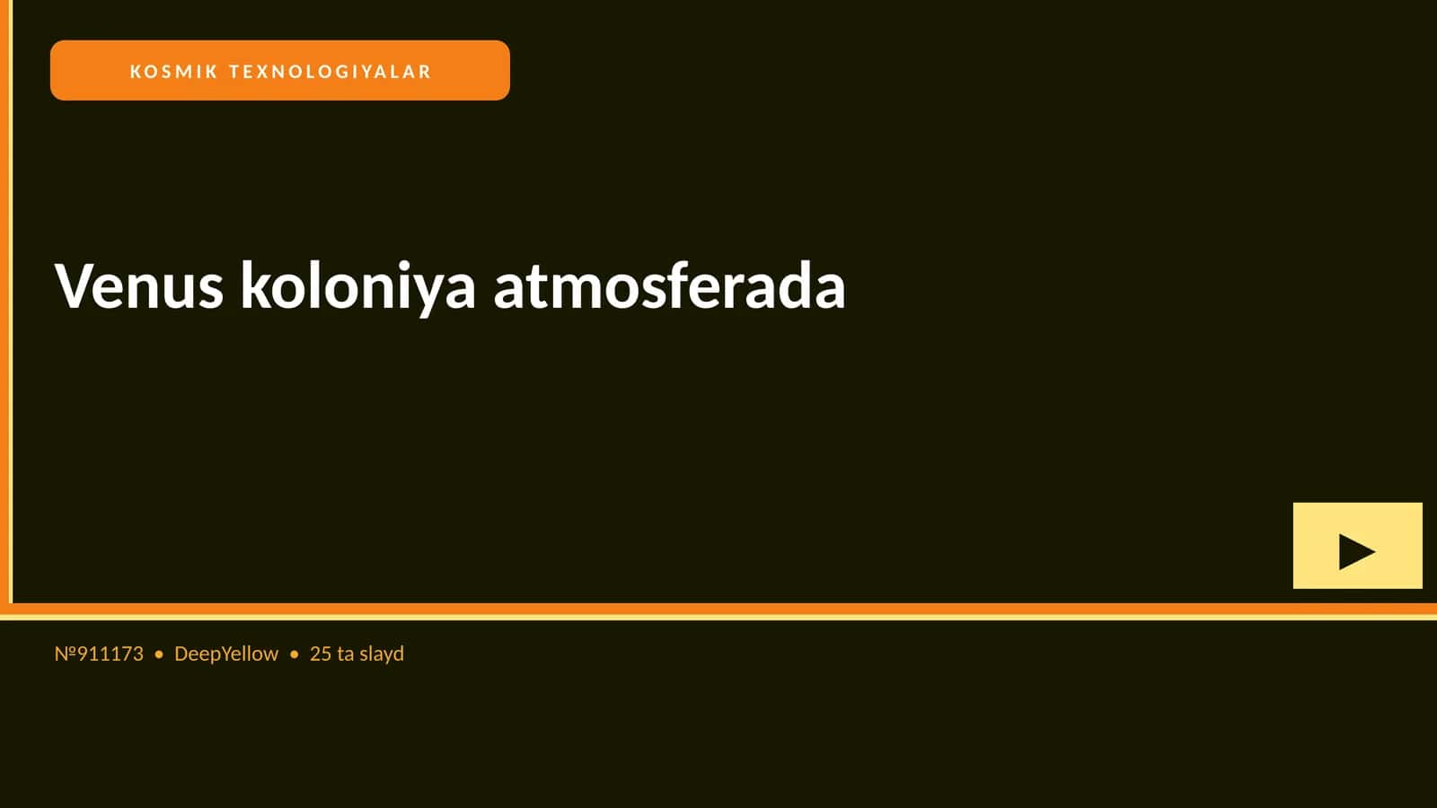 Venus koloniyasi atmosferada