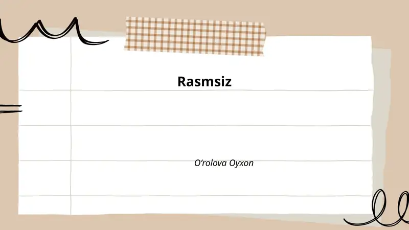 Rasmsiz Oʻrolova Oyxon