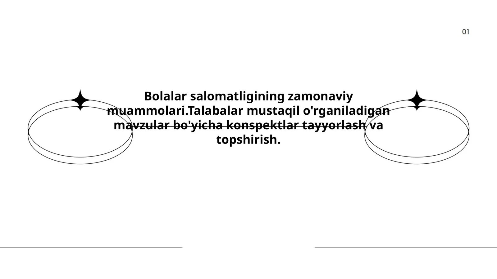 Bolalar Salomatligi Muammolari