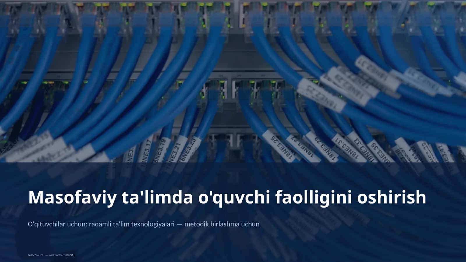 Masofaviy ta'limda o'quvchi faolligini oshirish