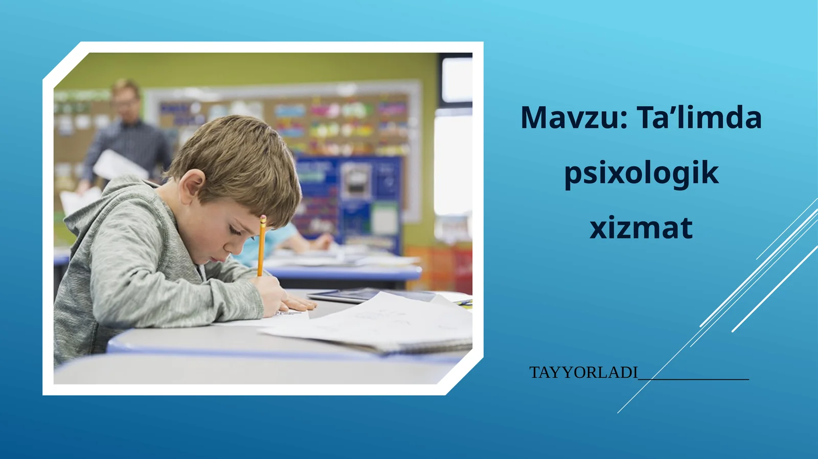 Ta'limda psixologik xizmat
