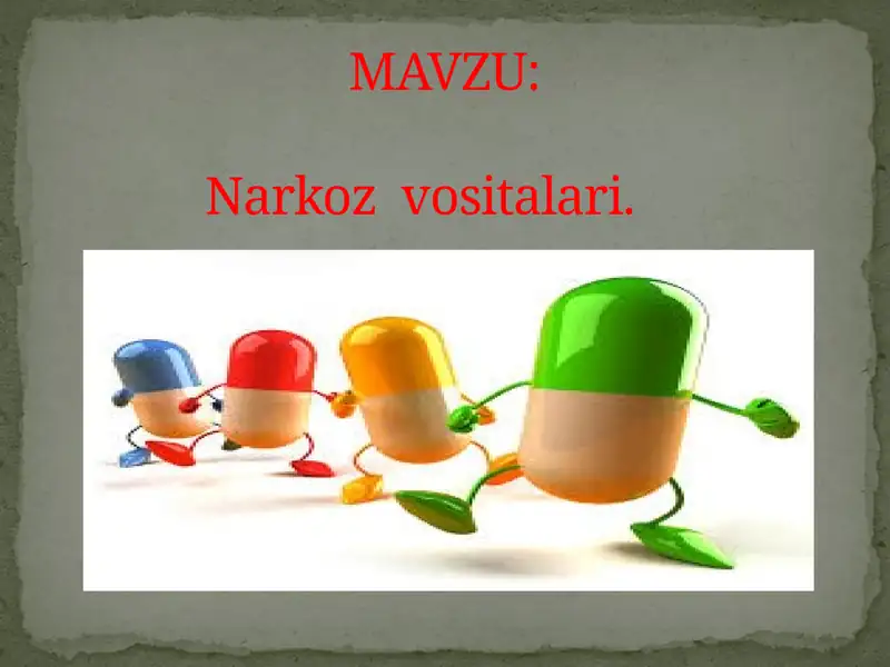 Narkoz vositalari