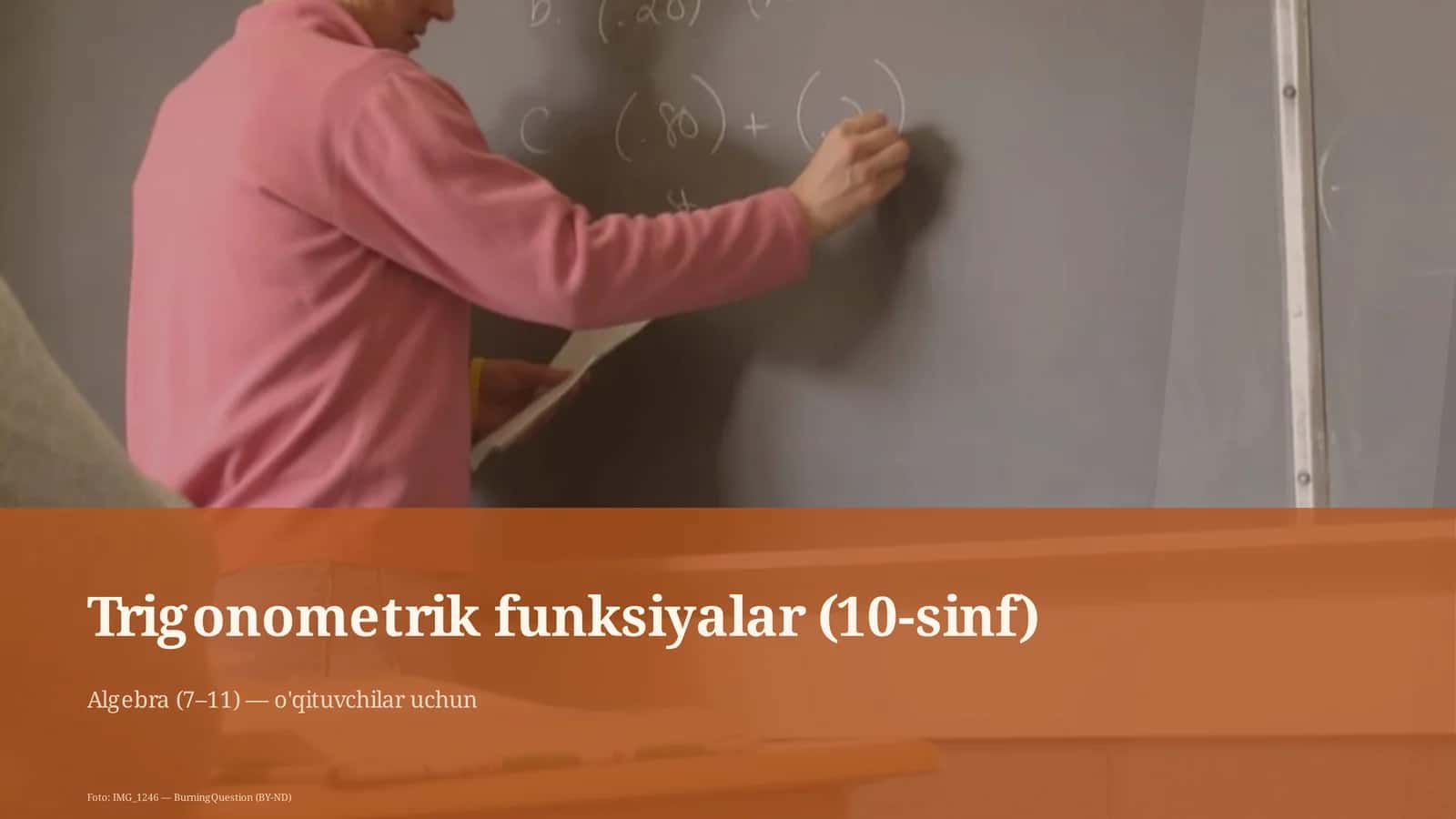 Trigonometrik funksiyalar (10-sinf)