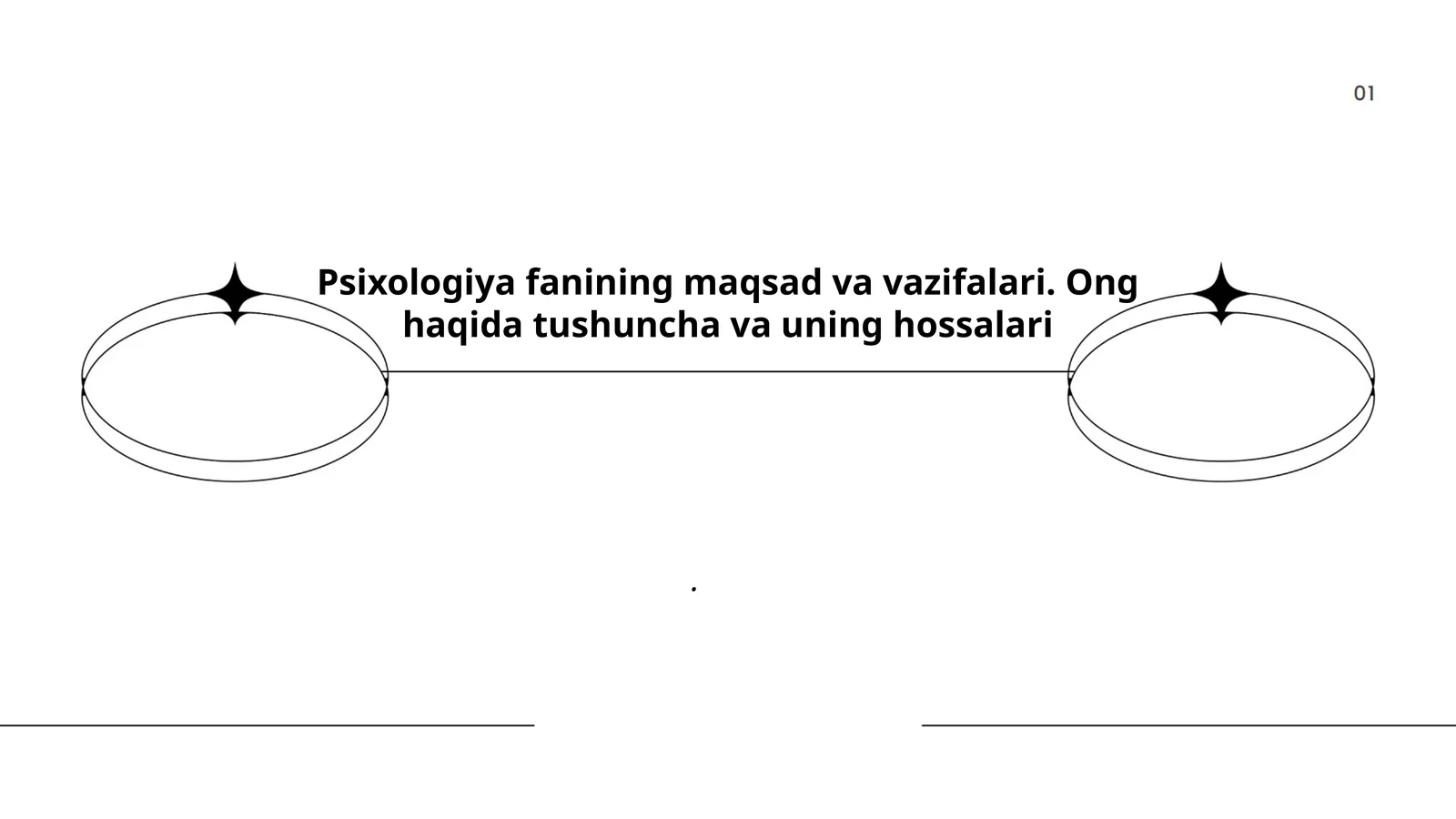 Psixologiya fanining maqsad va vazifalari. Ong haqida tushuncha va uning hossalari