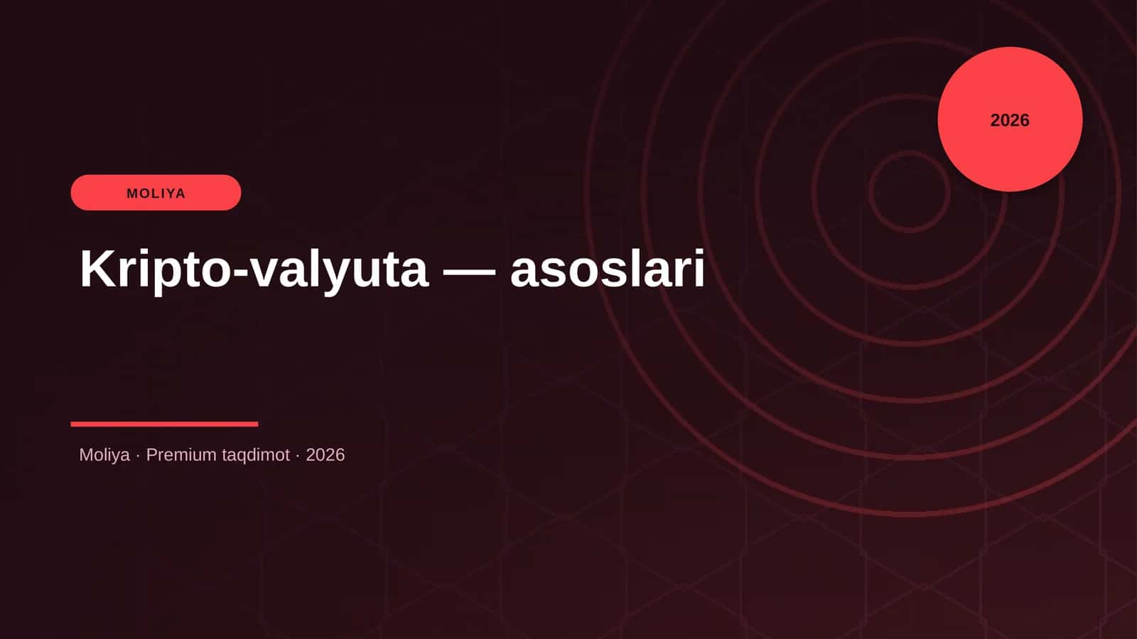Kripto-valyuta — asoslari