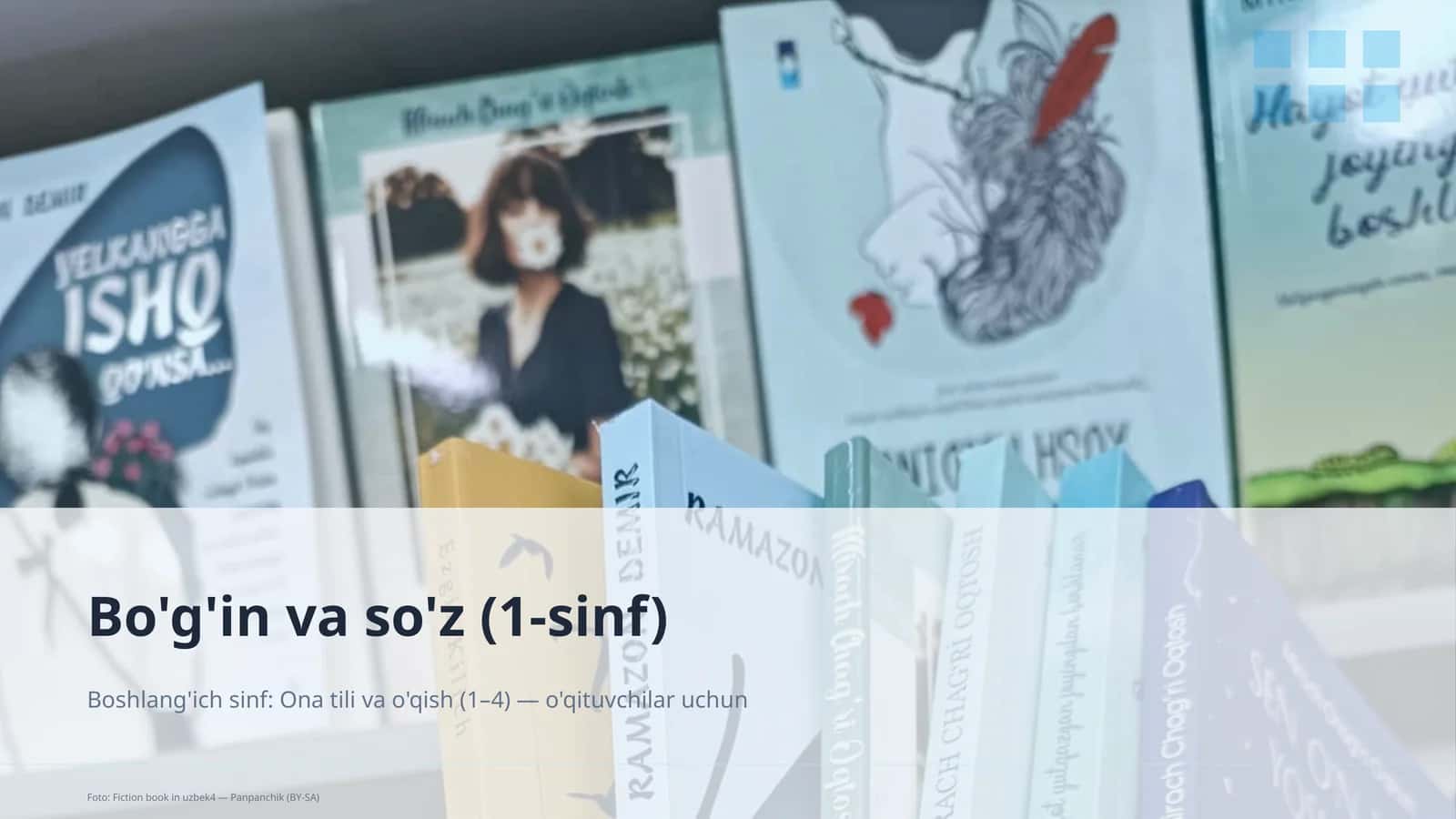 Bo'g'in va so'z (1-sinf)