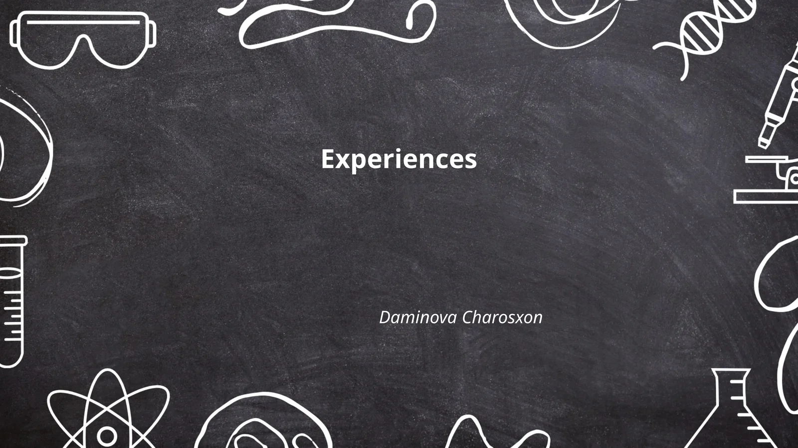 Experiences Daminova Charosxon