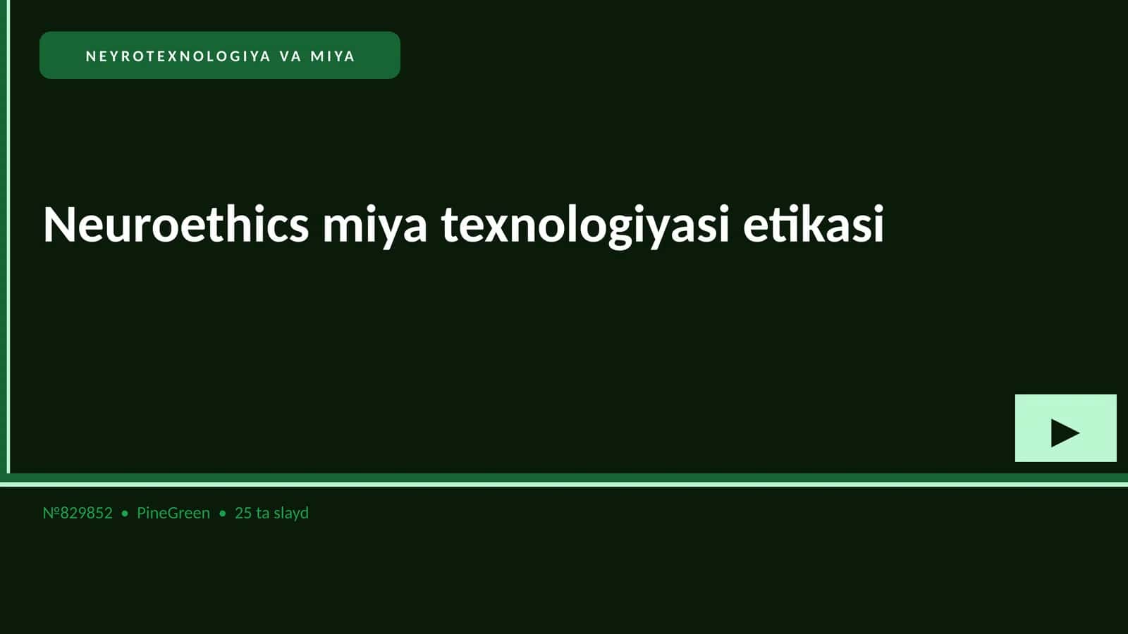Neuroethics miya texnologiyasi etikasi