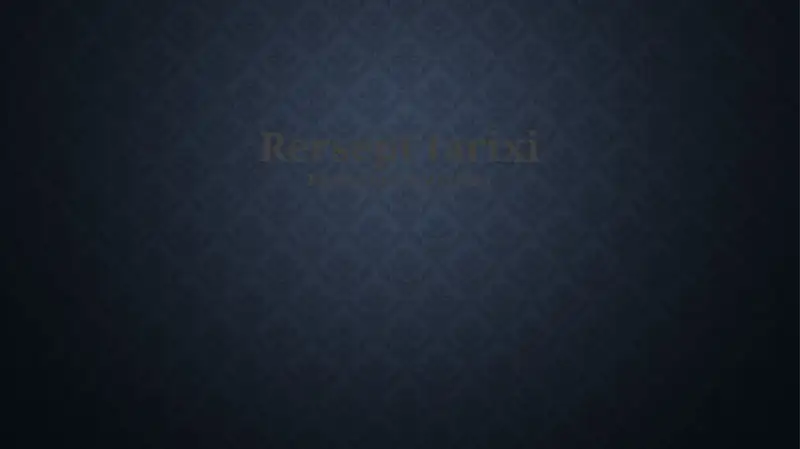 Rersept tarixi
