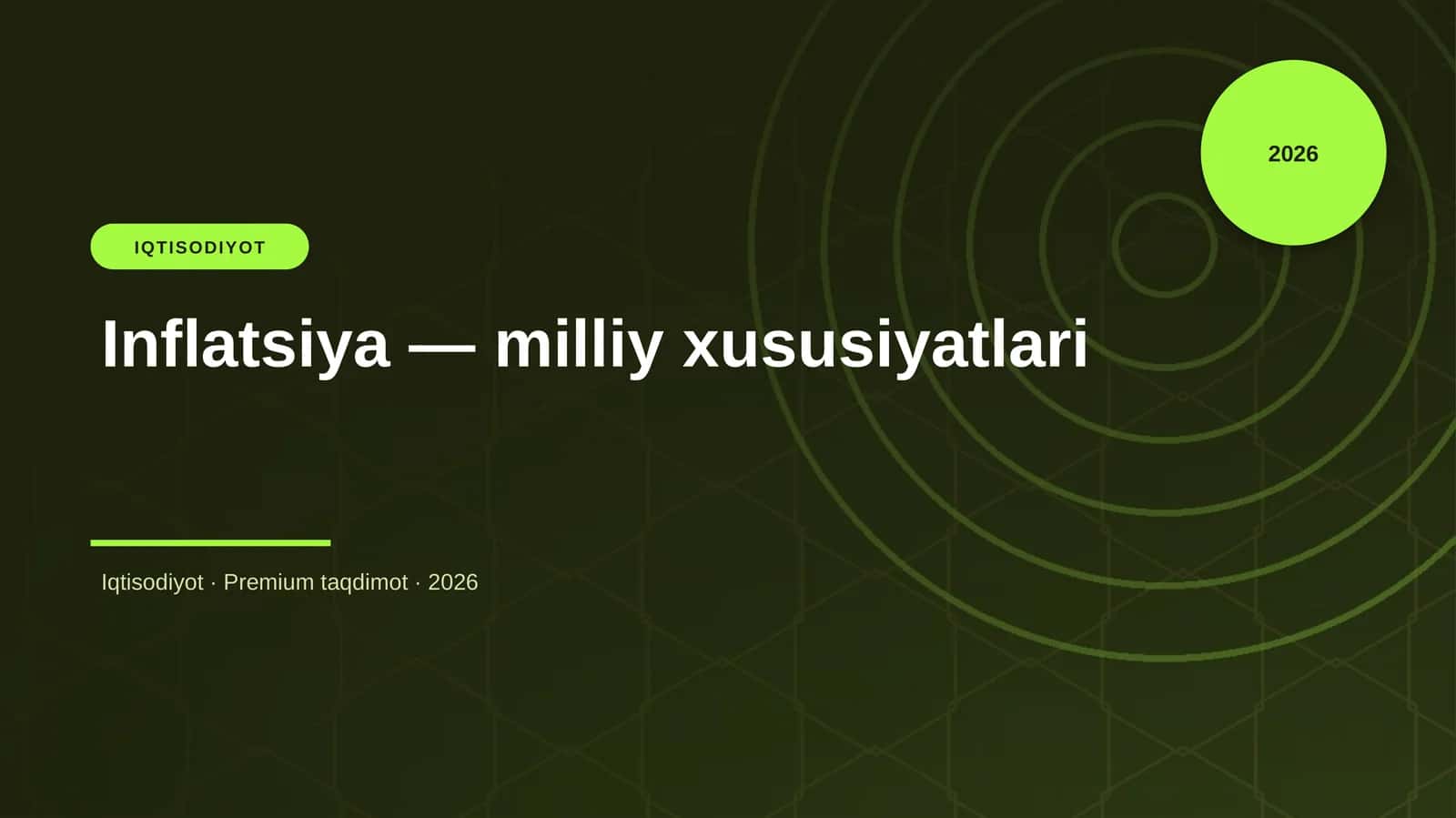 Inflatsiya — milliy xususiyatlari