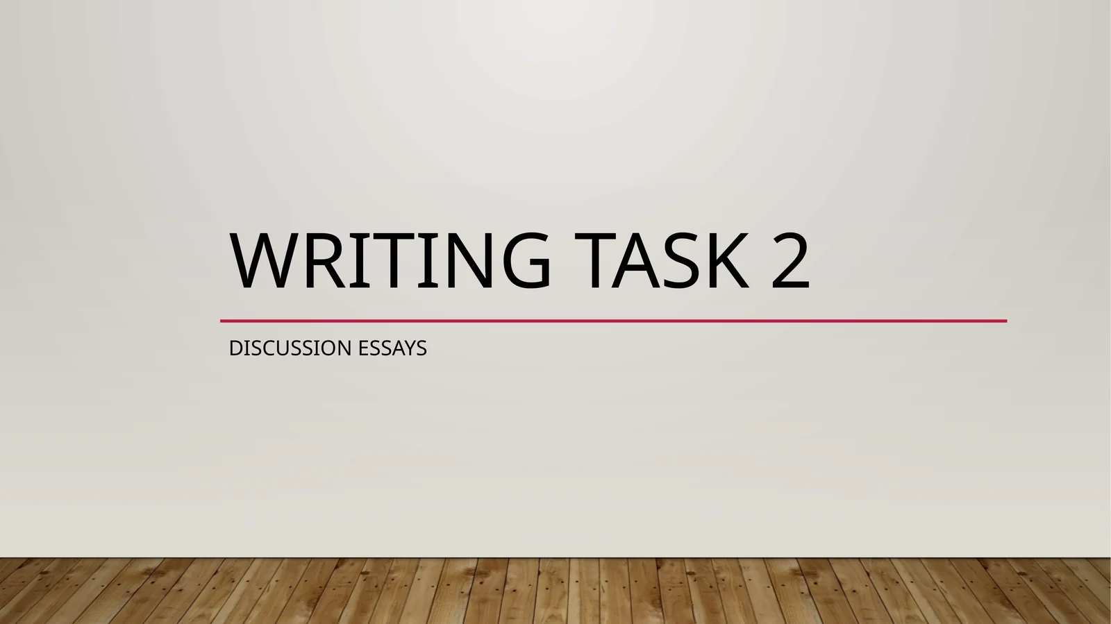 Writing task 2