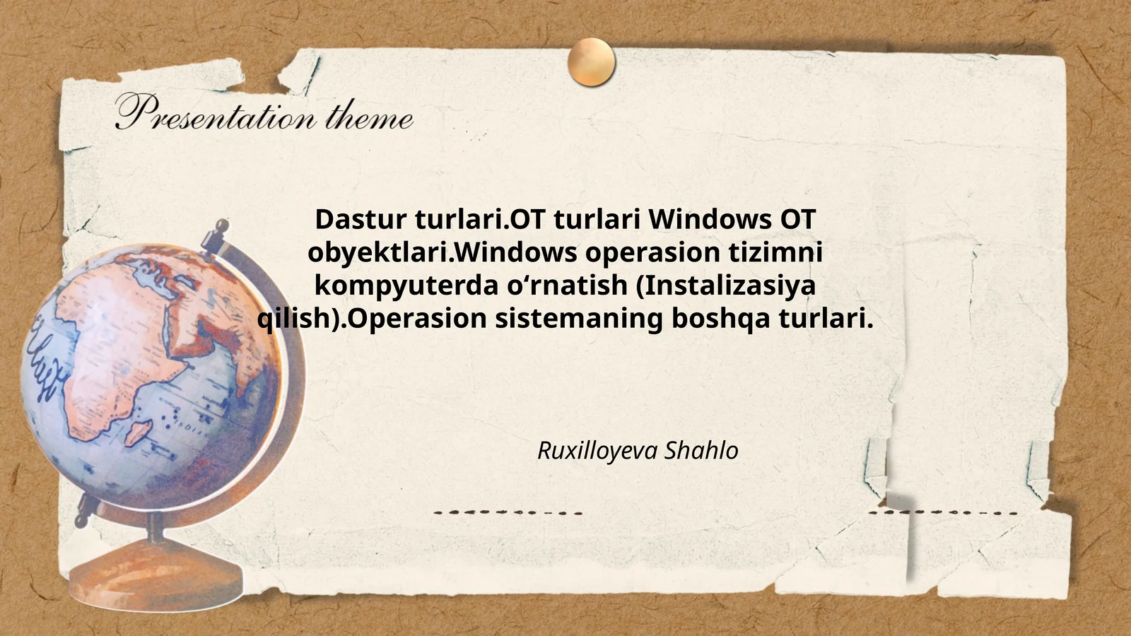 Dastur turlari