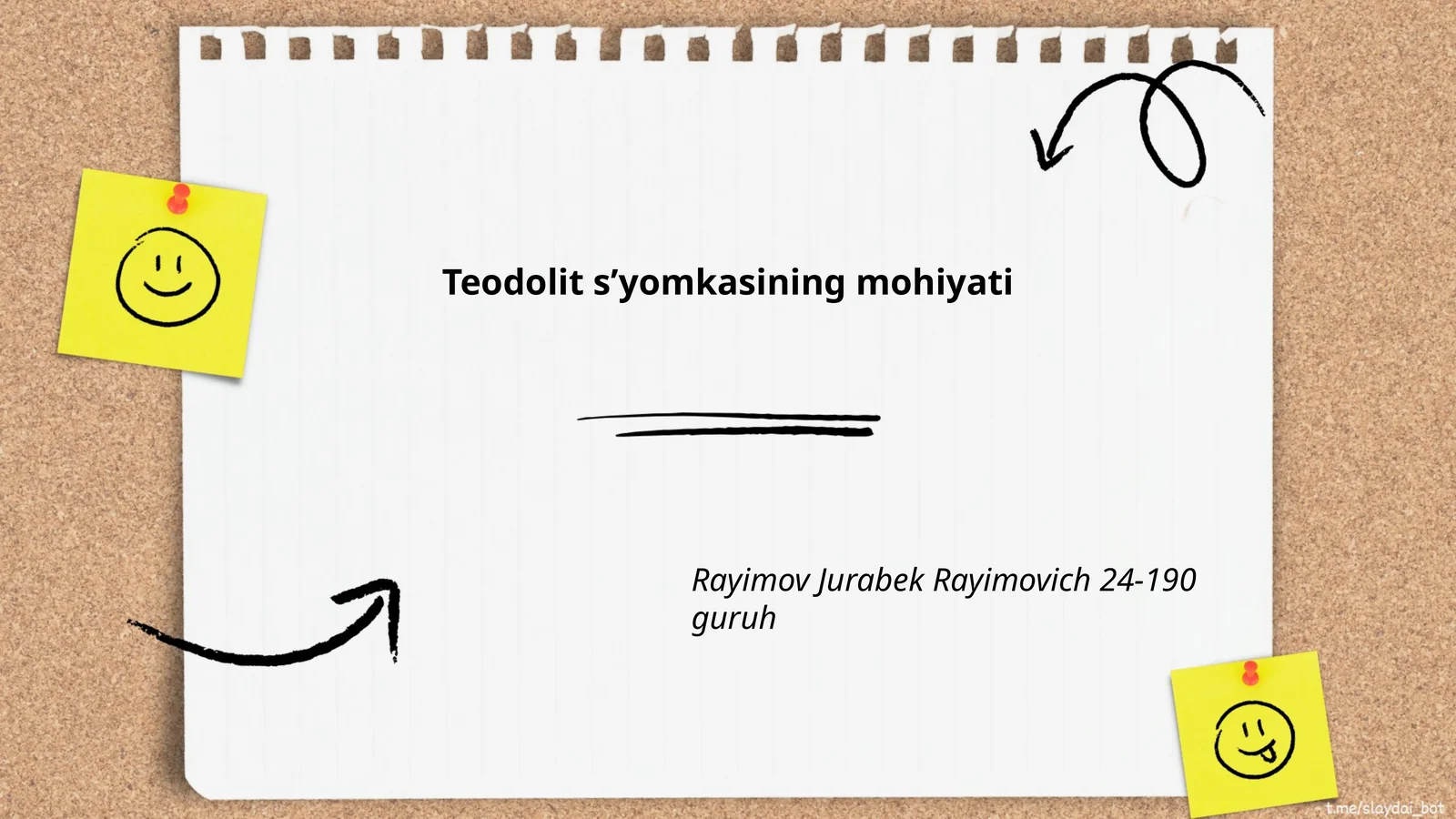 Teodolit s'yomkasi