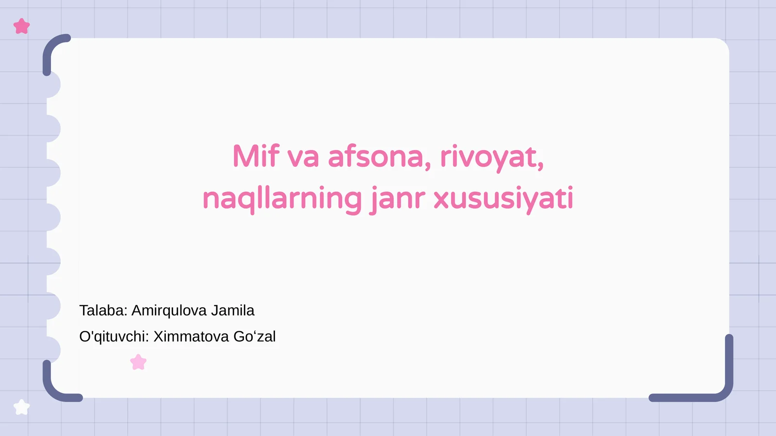 Mif va Afsona, Rivoyat, Naqllarning Janr Xususiyati
