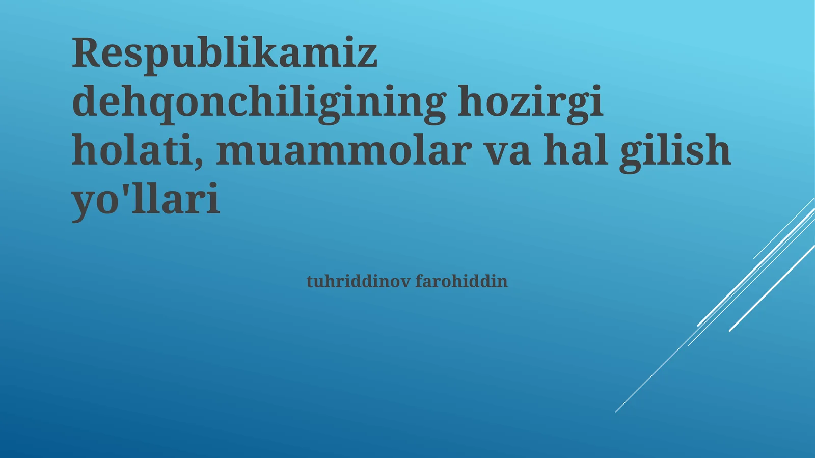 Suv resurslari
