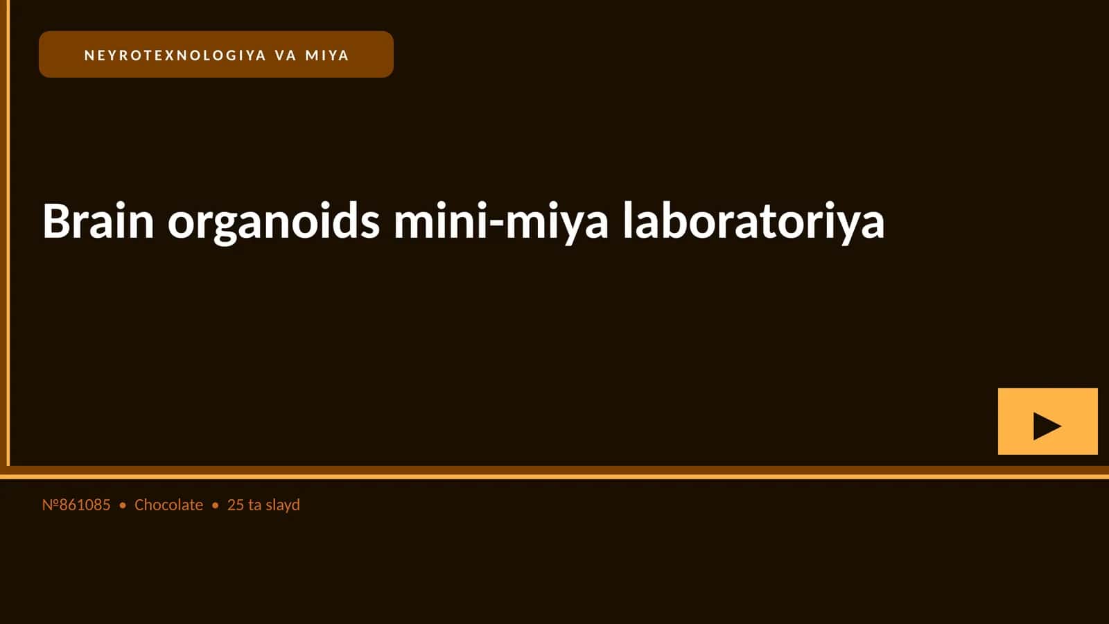 Brain organoids mini-miya laboratoriya