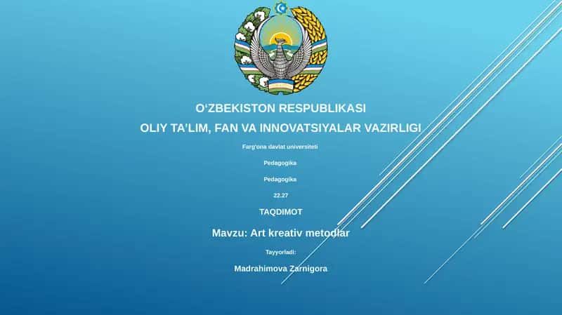 Art kreativ metodlar