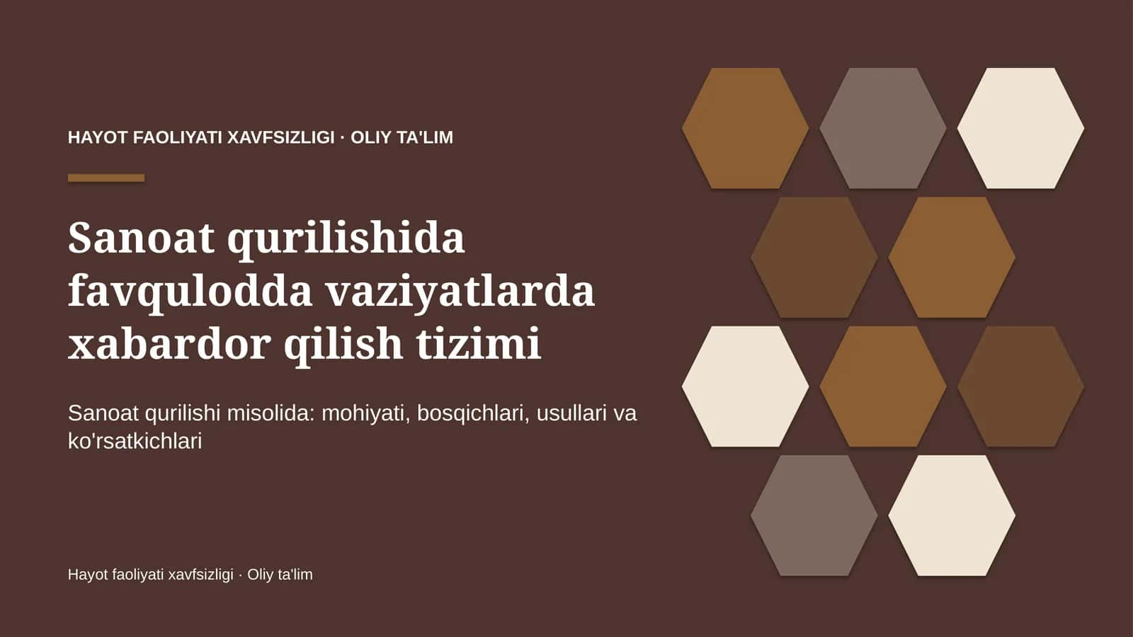 sanoat qurilishida favqulodda vaziyatlarda xabardor qilish tizimi 1025
