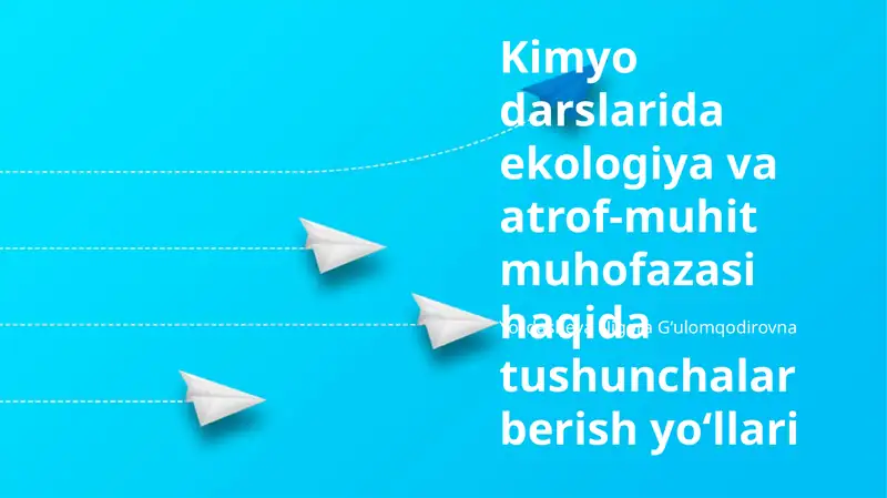 Ekologiya va Atrof-muhit muhofazasi