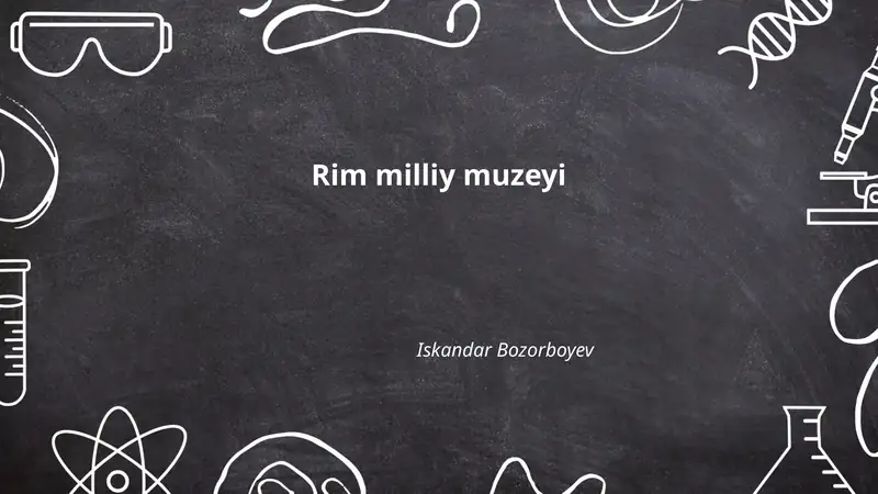 Rim Milliy Muzeyi (Museo Nazionale Romano)