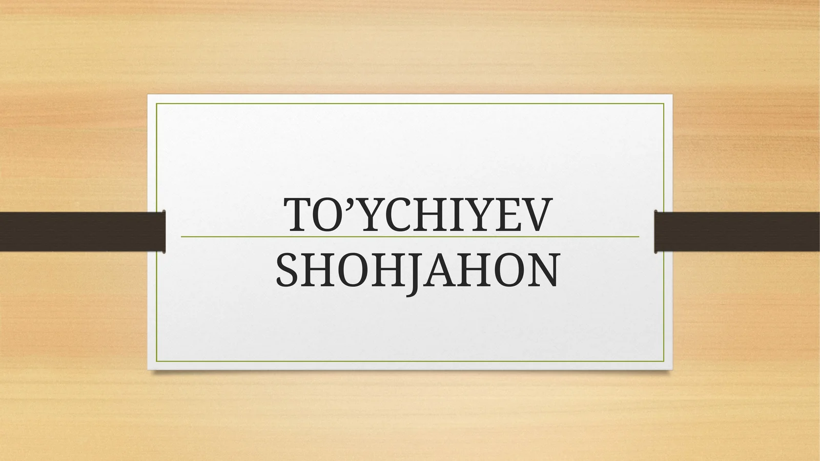 O’Z-O’ZINI BOSHQARISH KO’NIKMASINI RIVOJLANTIRISH YO’LLARI