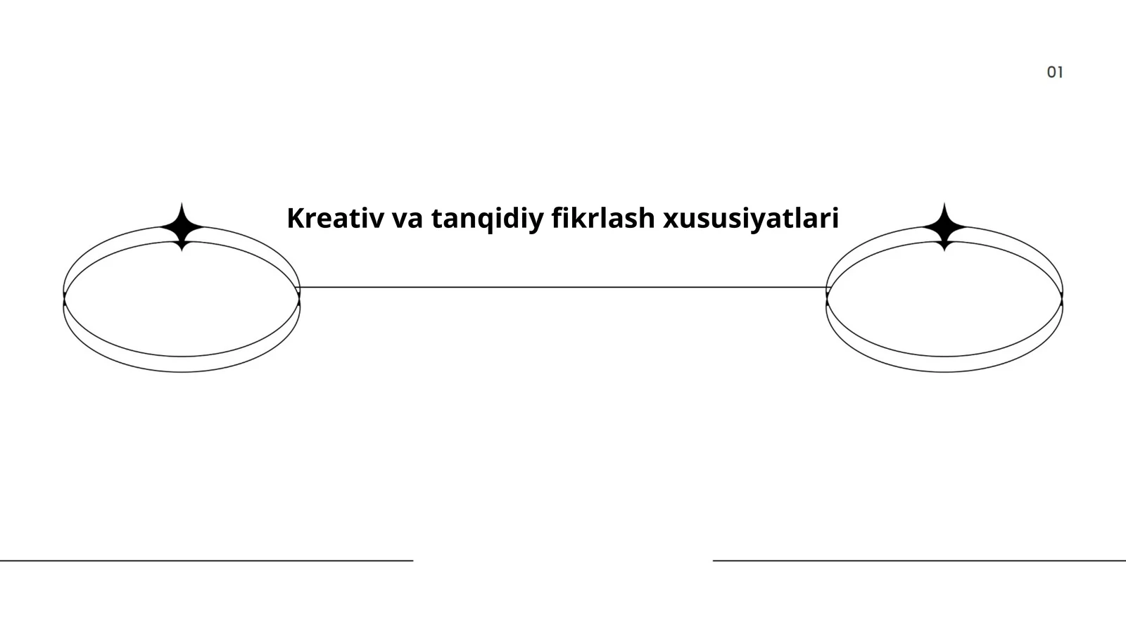 Kreativ va tanqidiy fikrlash xususiyatlari