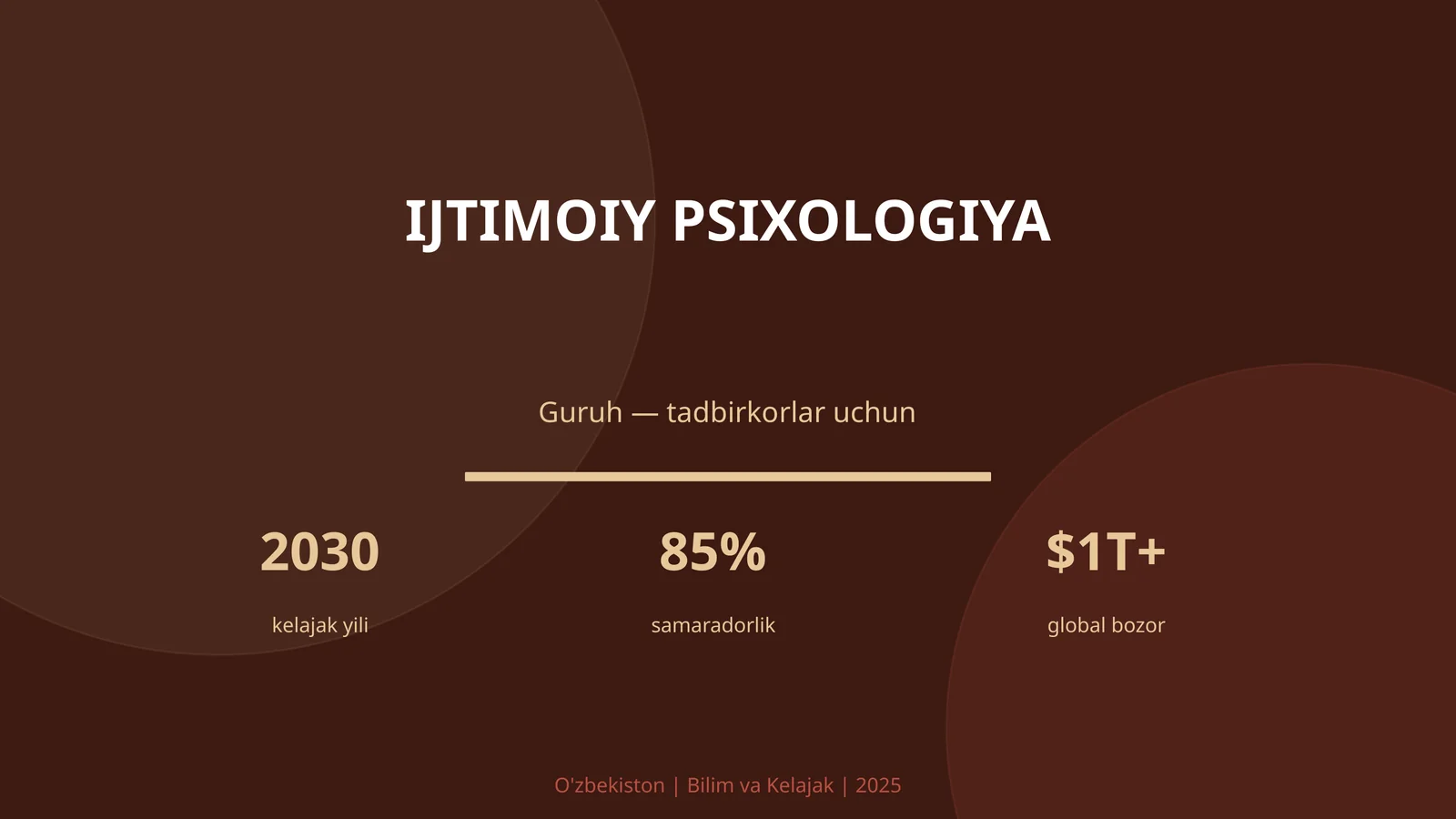 IJTIMOIY PSIXOLOGIYA