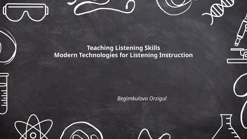 Teaching Listening Skills