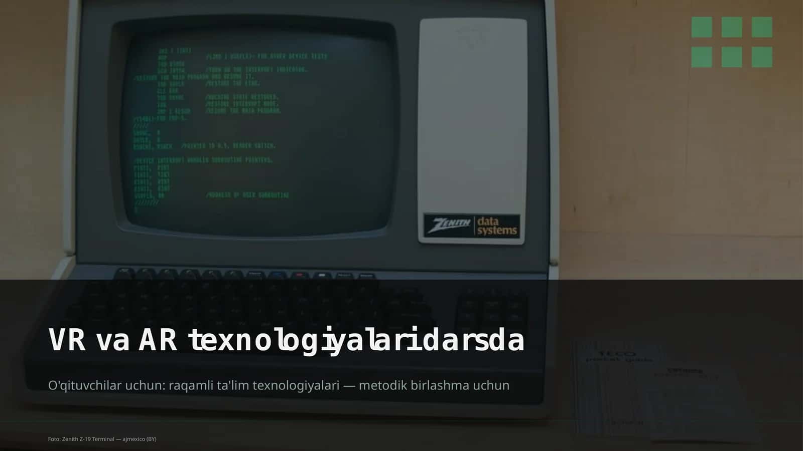 VR va AR texnologiyalari darsda