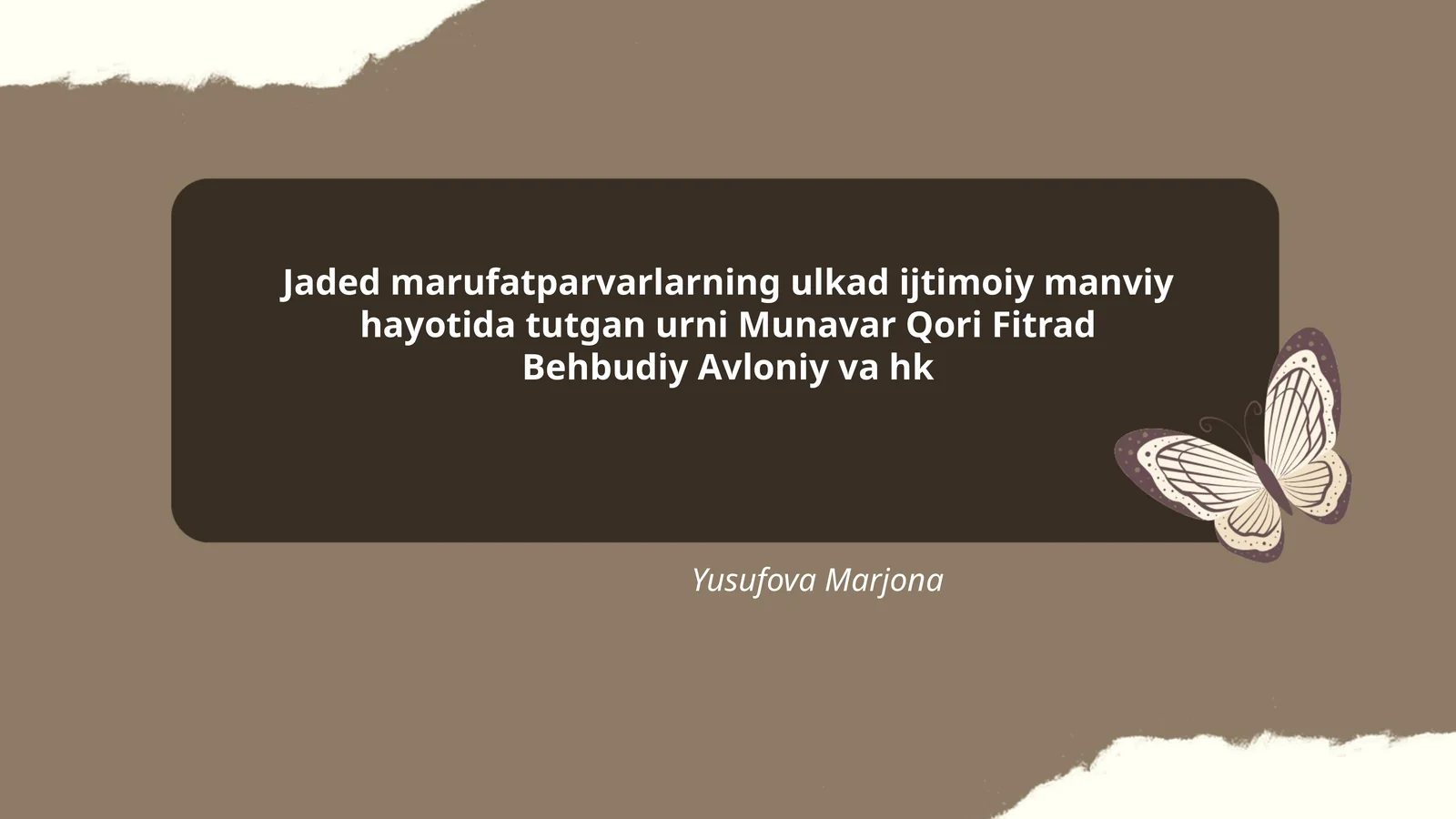 Jadidchilik harakati tarixi